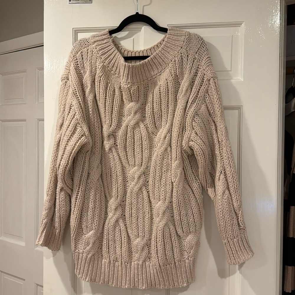 Le Lis off the shoulder sweater